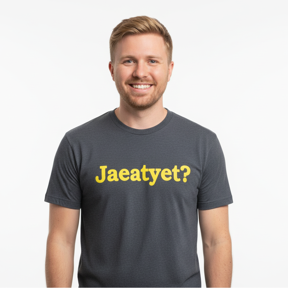 Paesano's "Jaeatyet?" T-Shirt