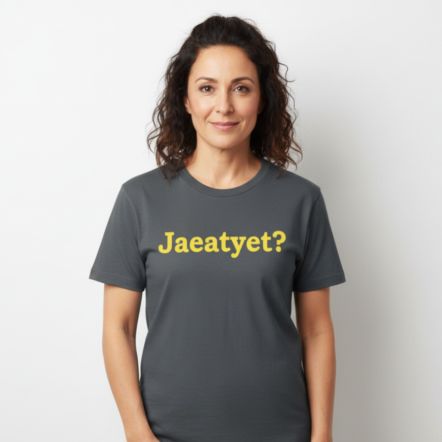 Paesano's "Jaeatyet?" T-Shirt